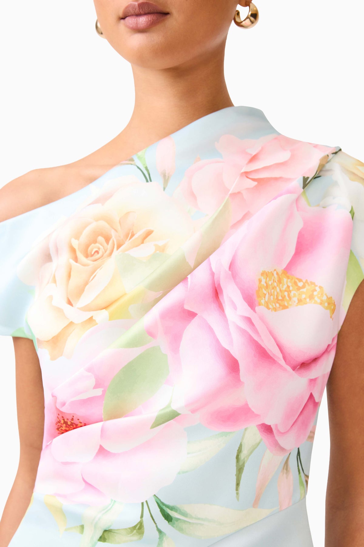 Harper Asymmetrical Gown - Dress - Elliatt