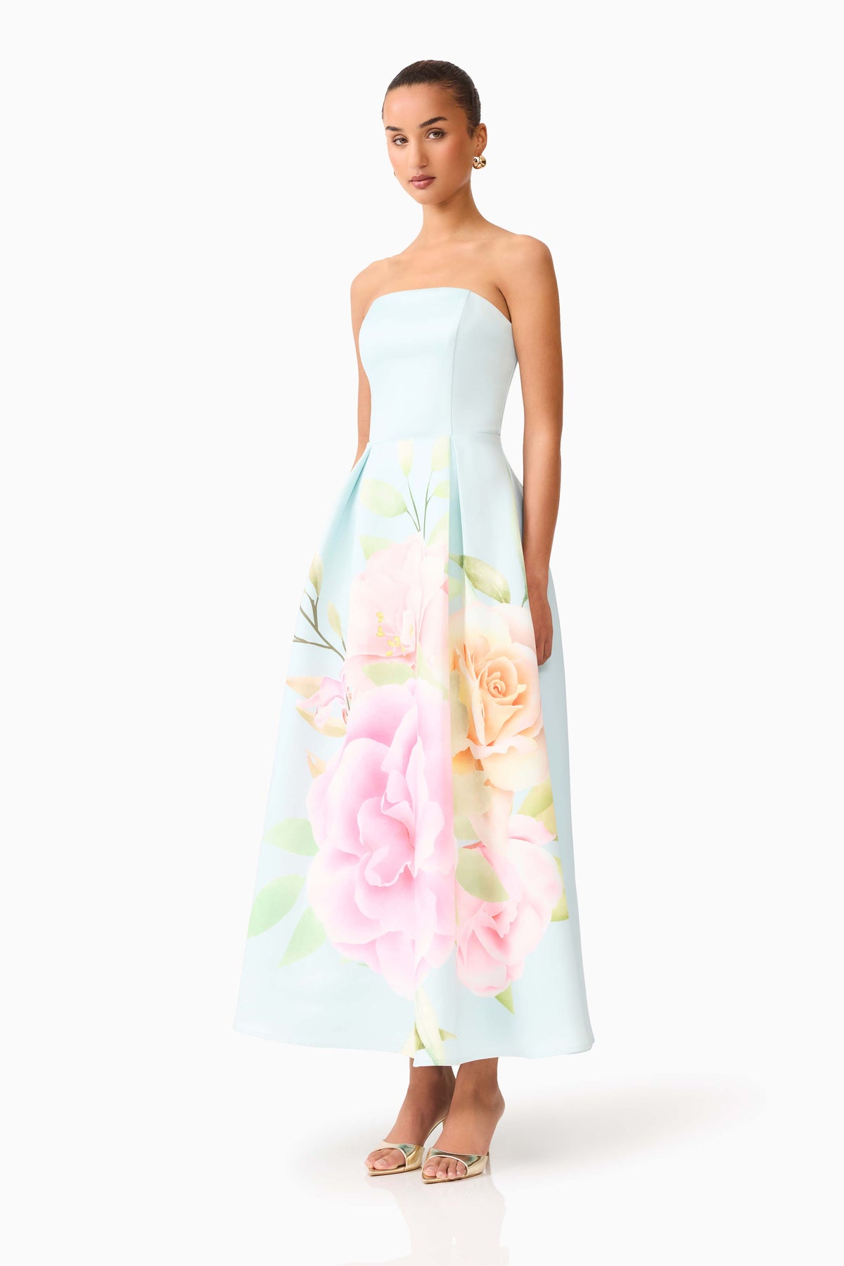 Harper Strapless Gown - Dress - Elliatt