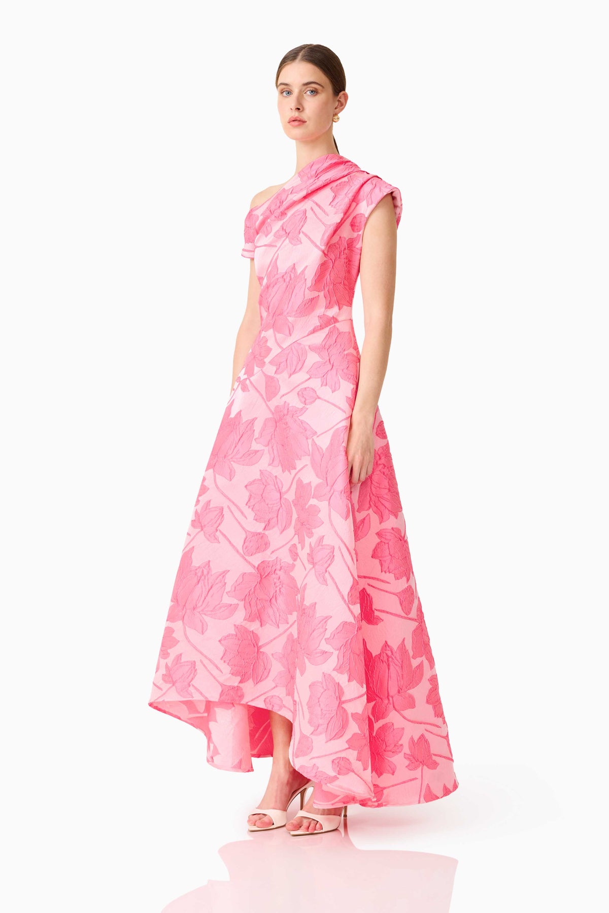Dionne Asymmetrical Maxi Gown - Dress - Elliatt