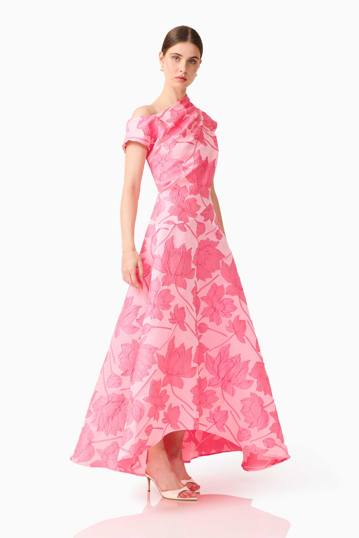 Dionne Asymmetrical Maxi Gown - Dress - Elliatt