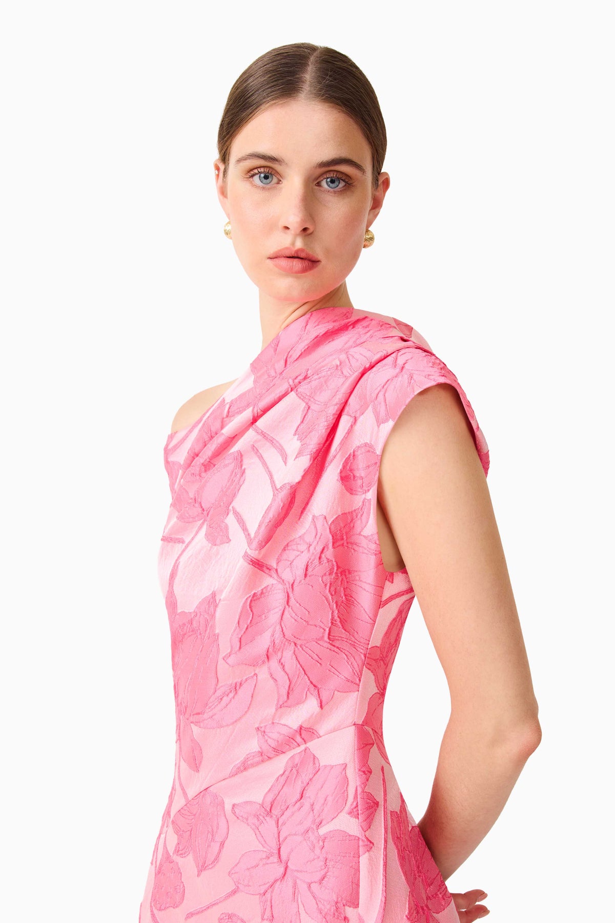 Dionne Asymmetrical Maxi Gown - Dress - Elliatt