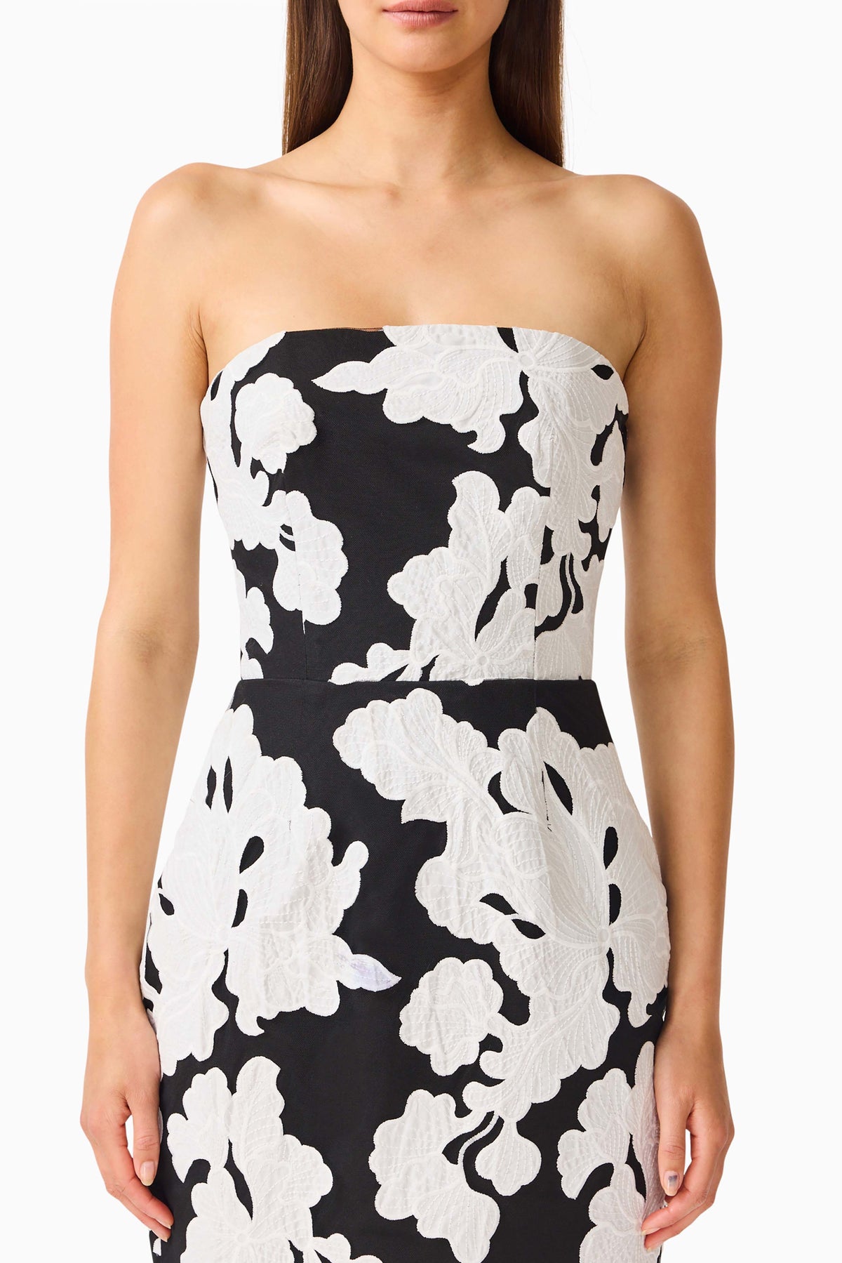 Bloomnoir Midi Column Dress