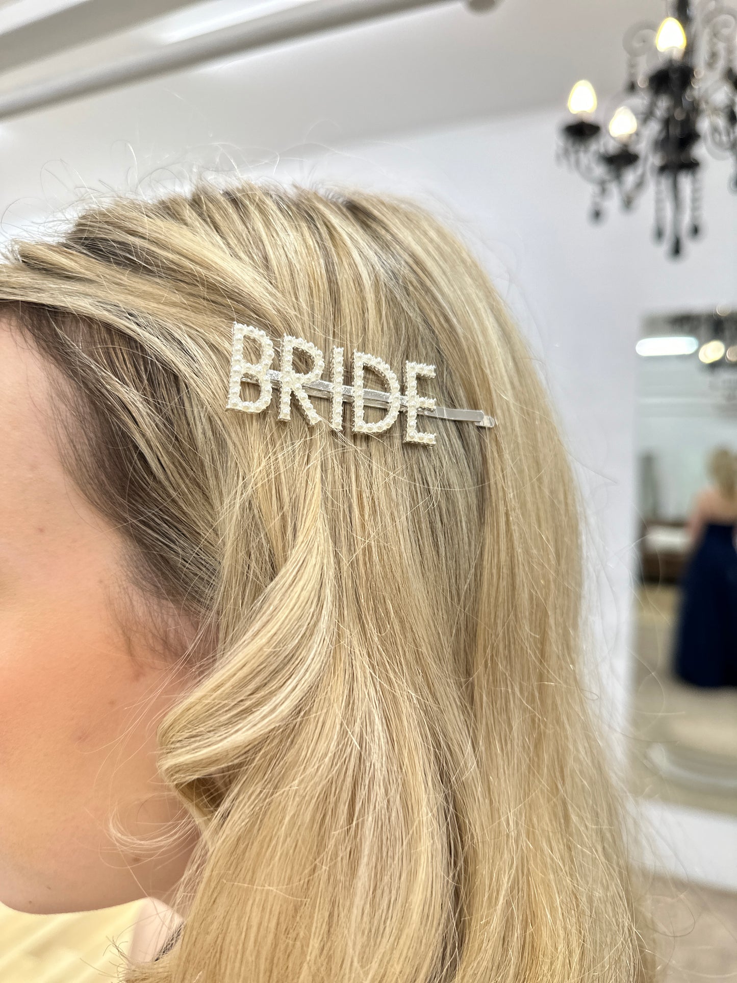 Bride Pearl Bead Hair Clip