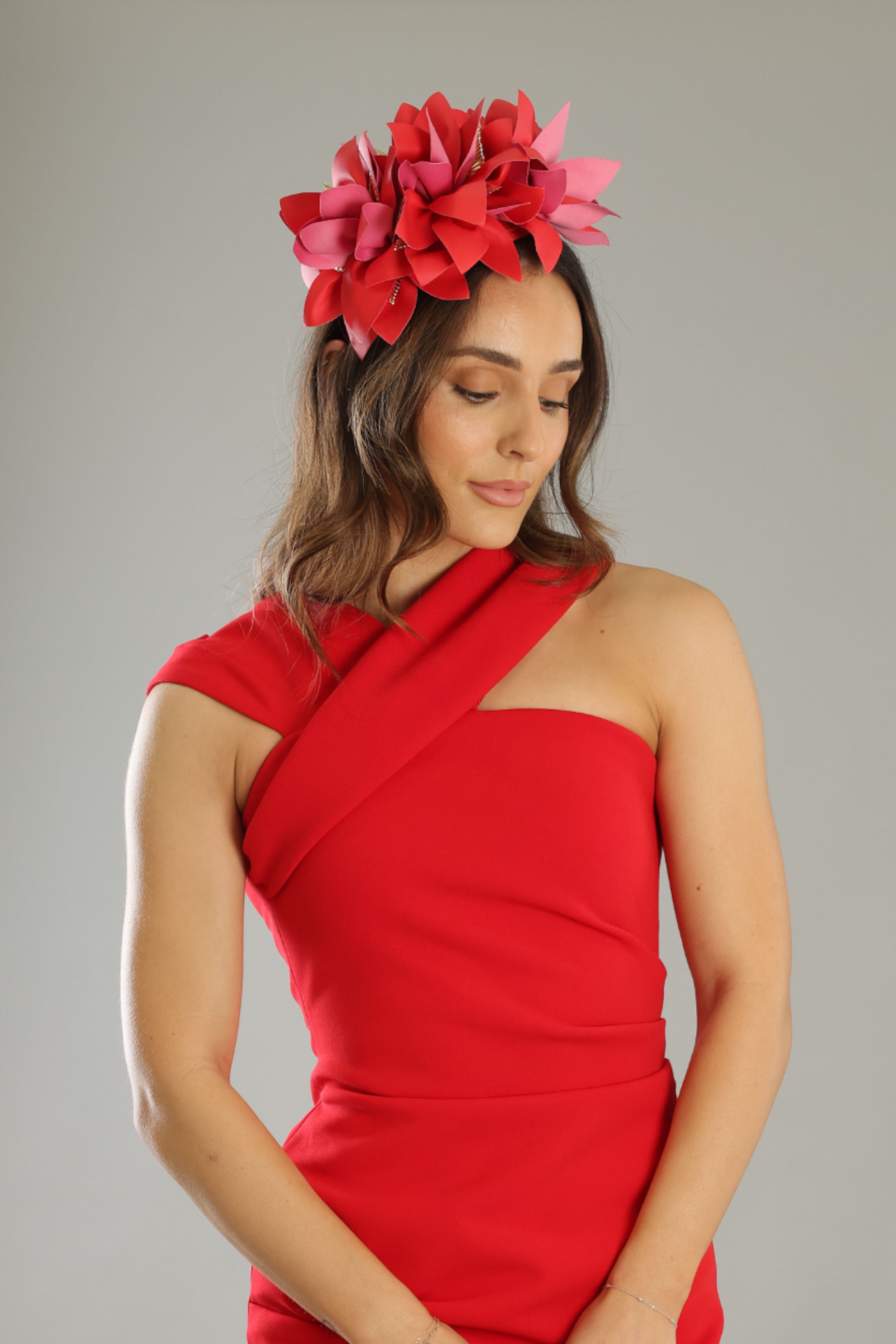 Devon Headpiece Red - Accessory - Morgan and Taylor