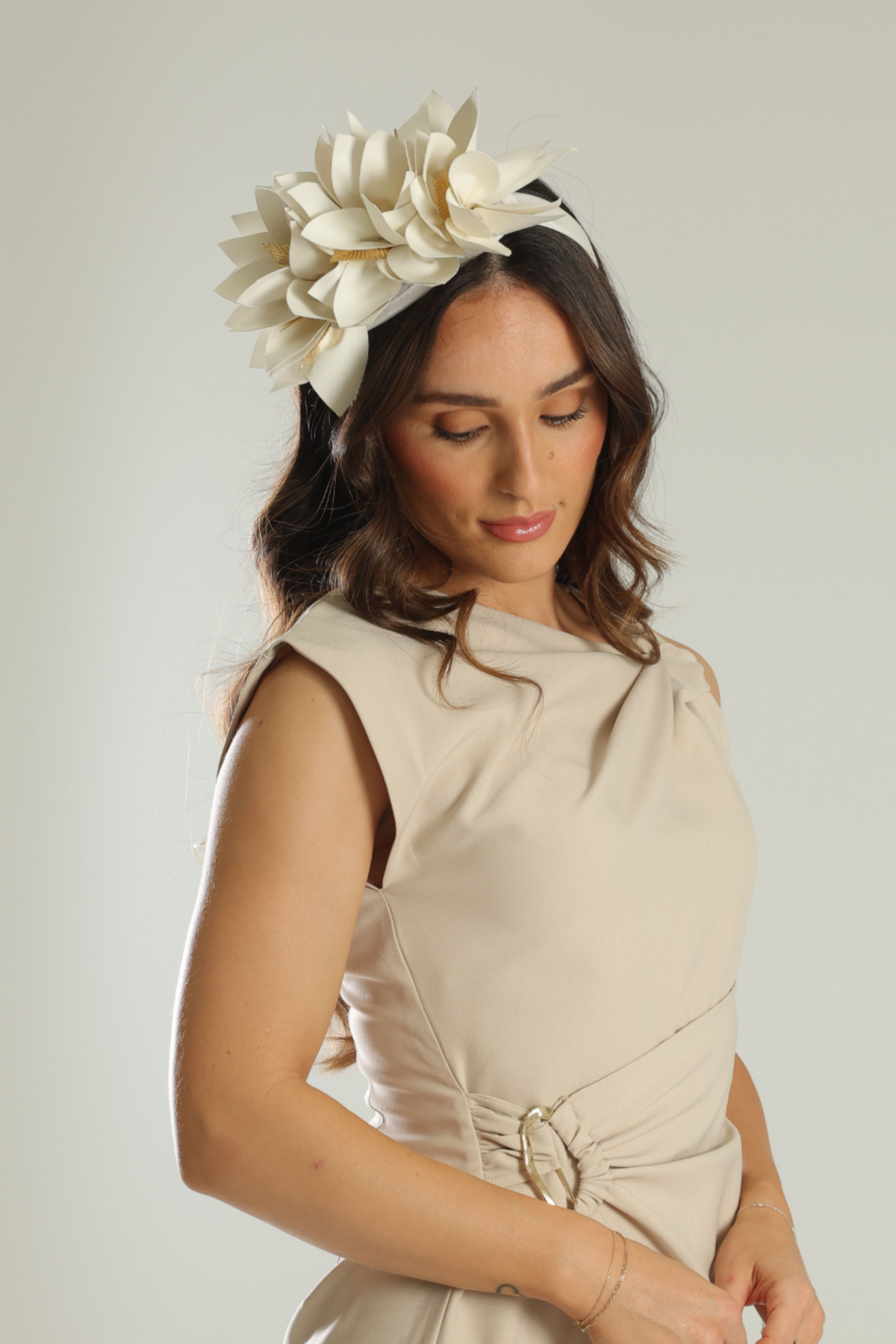 Devon Headpiece White - Accessory - Morgan and Taylor