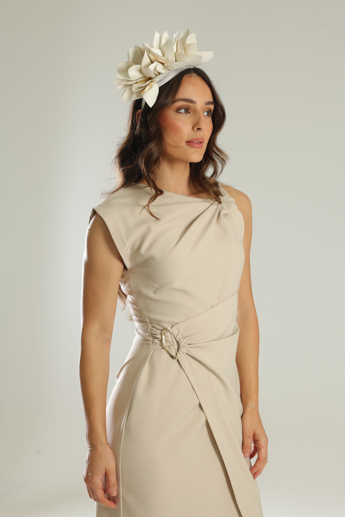 Devon Headpiece White - Accessory - Morgan and Taylor