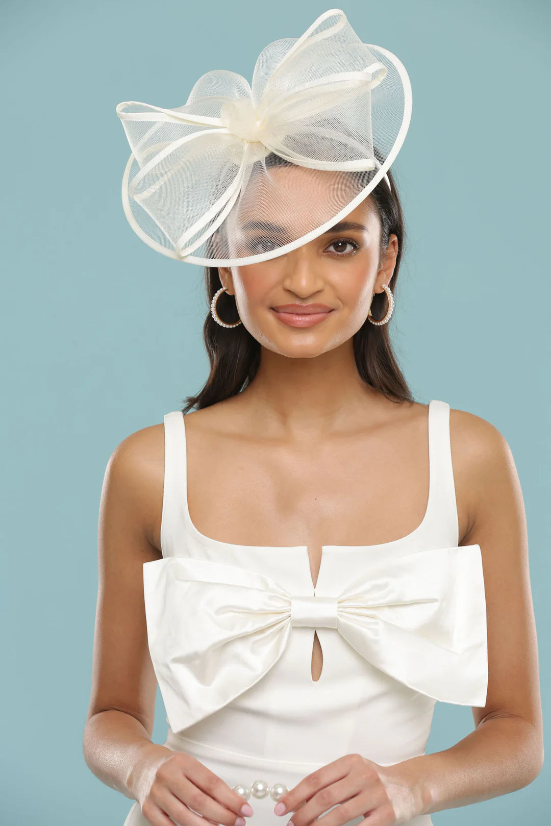 Karina Fascinator Cream - Accessory - Morgan and Taylor