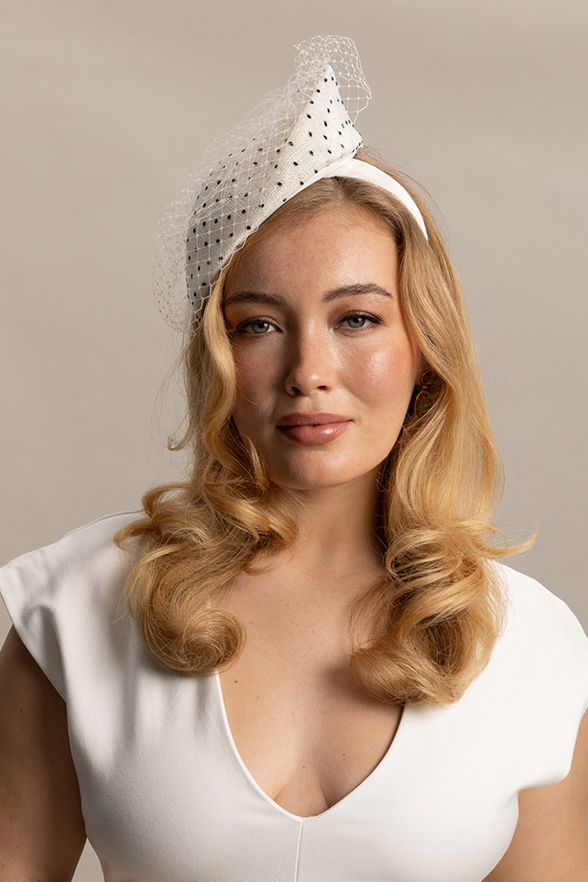 Willow Fascinator Ivory