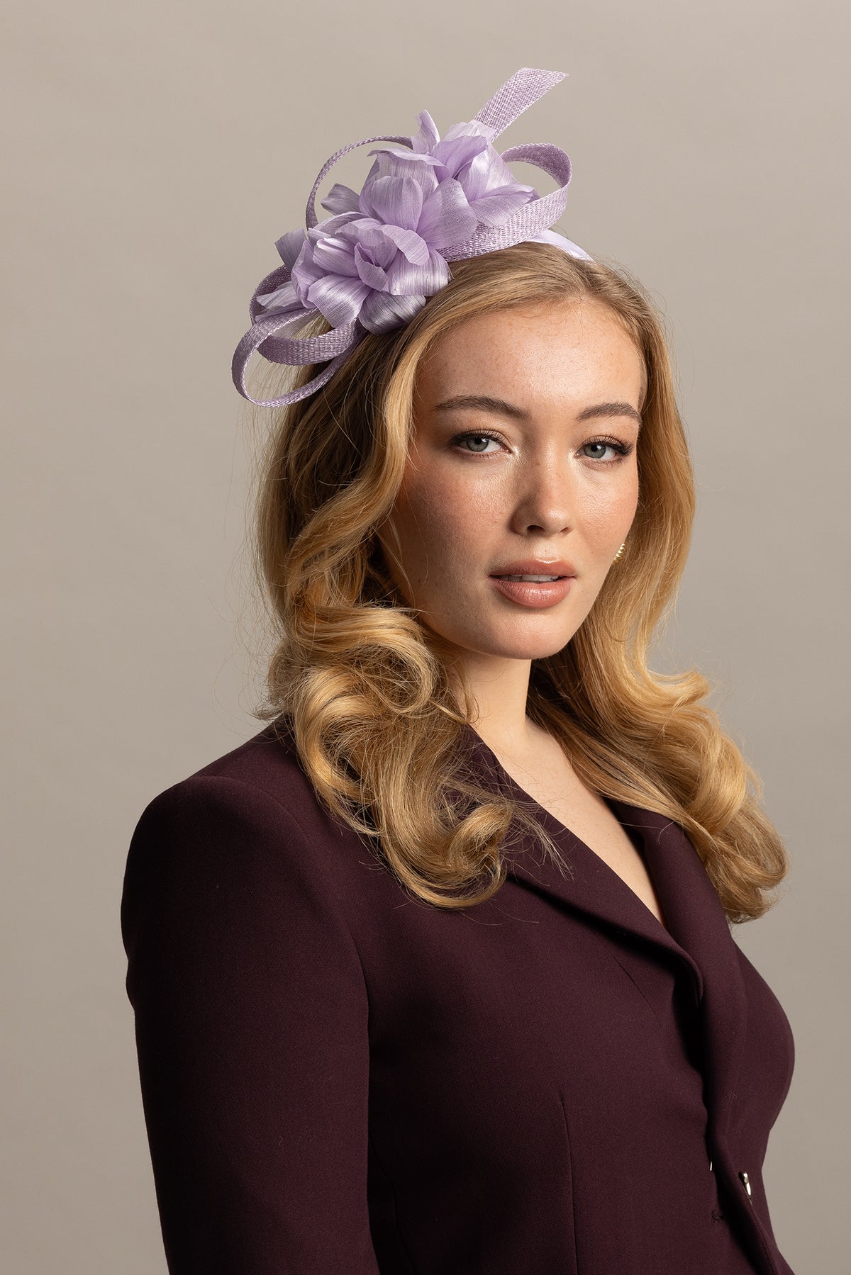 Wrenn Fascinator Lilac