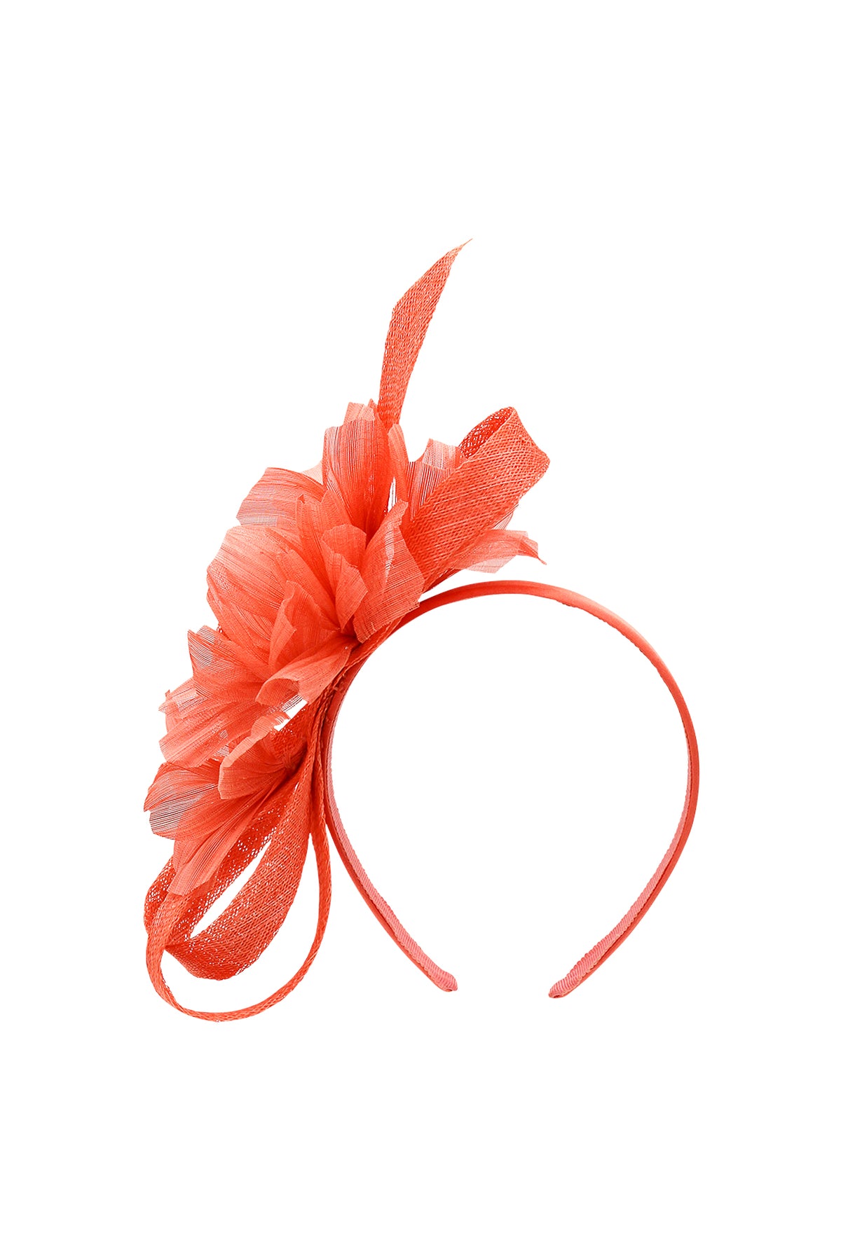 Wrenn Fascinator Orange