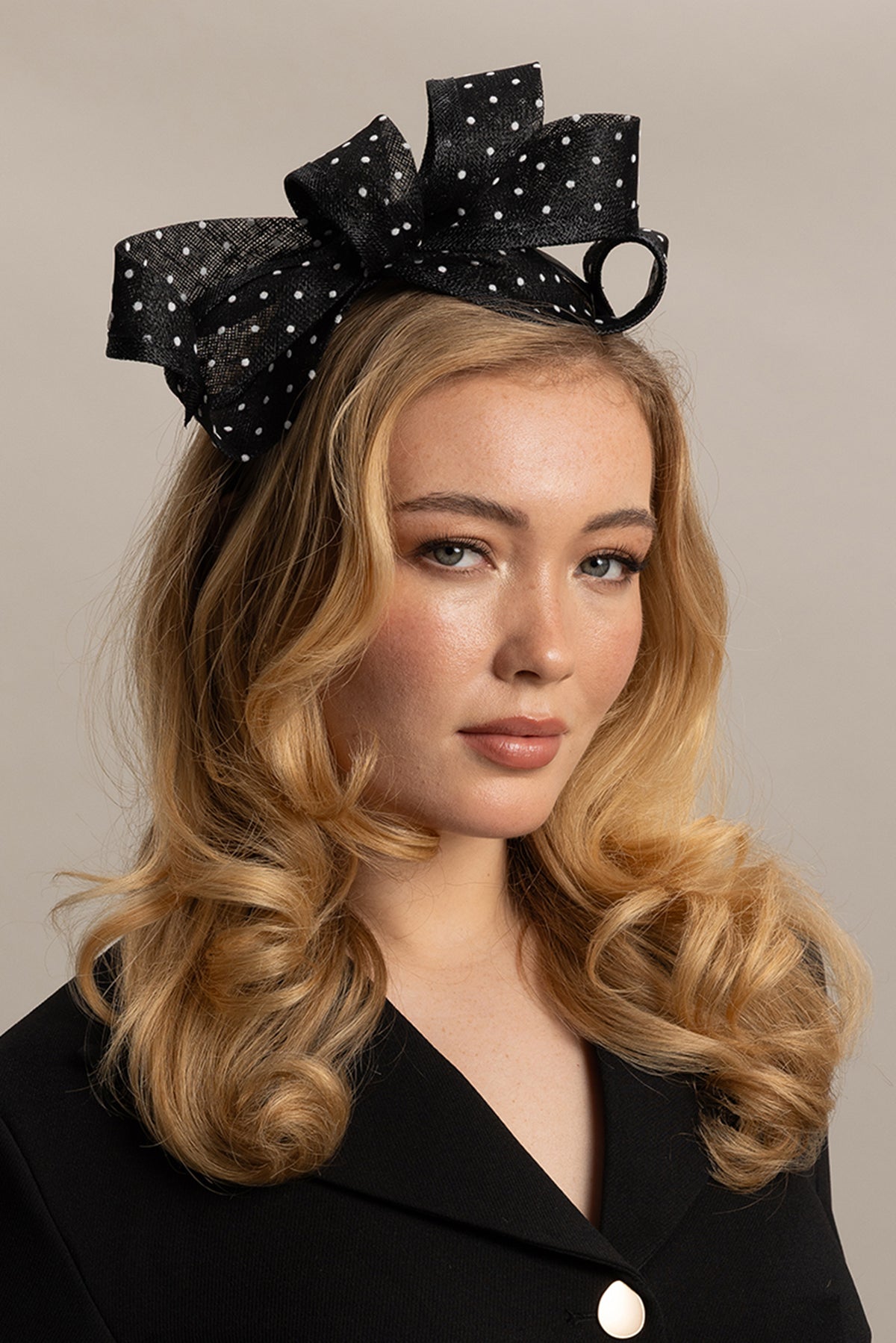 Sadie Fascinator Black