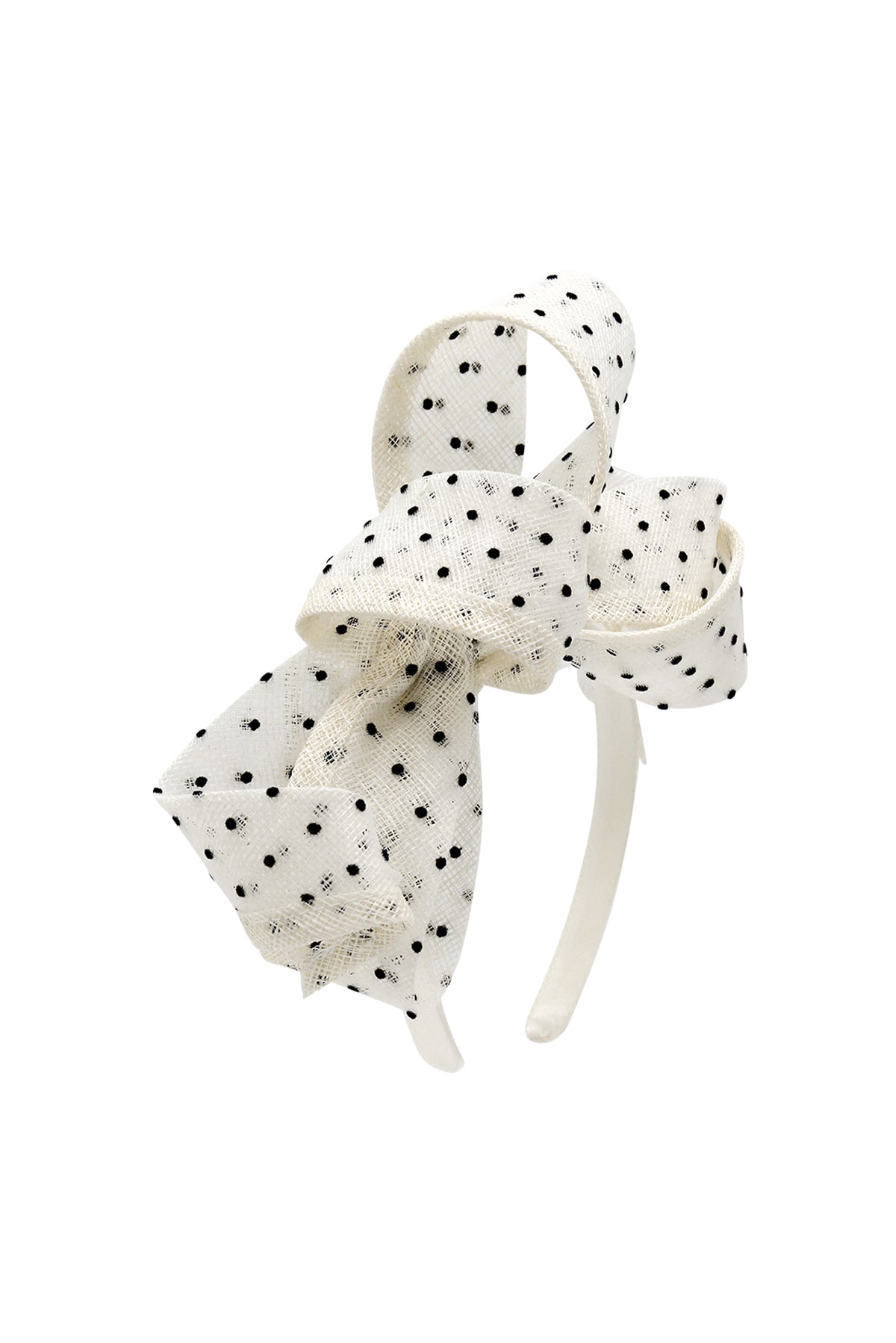Sadie Fascinator Ivory White
