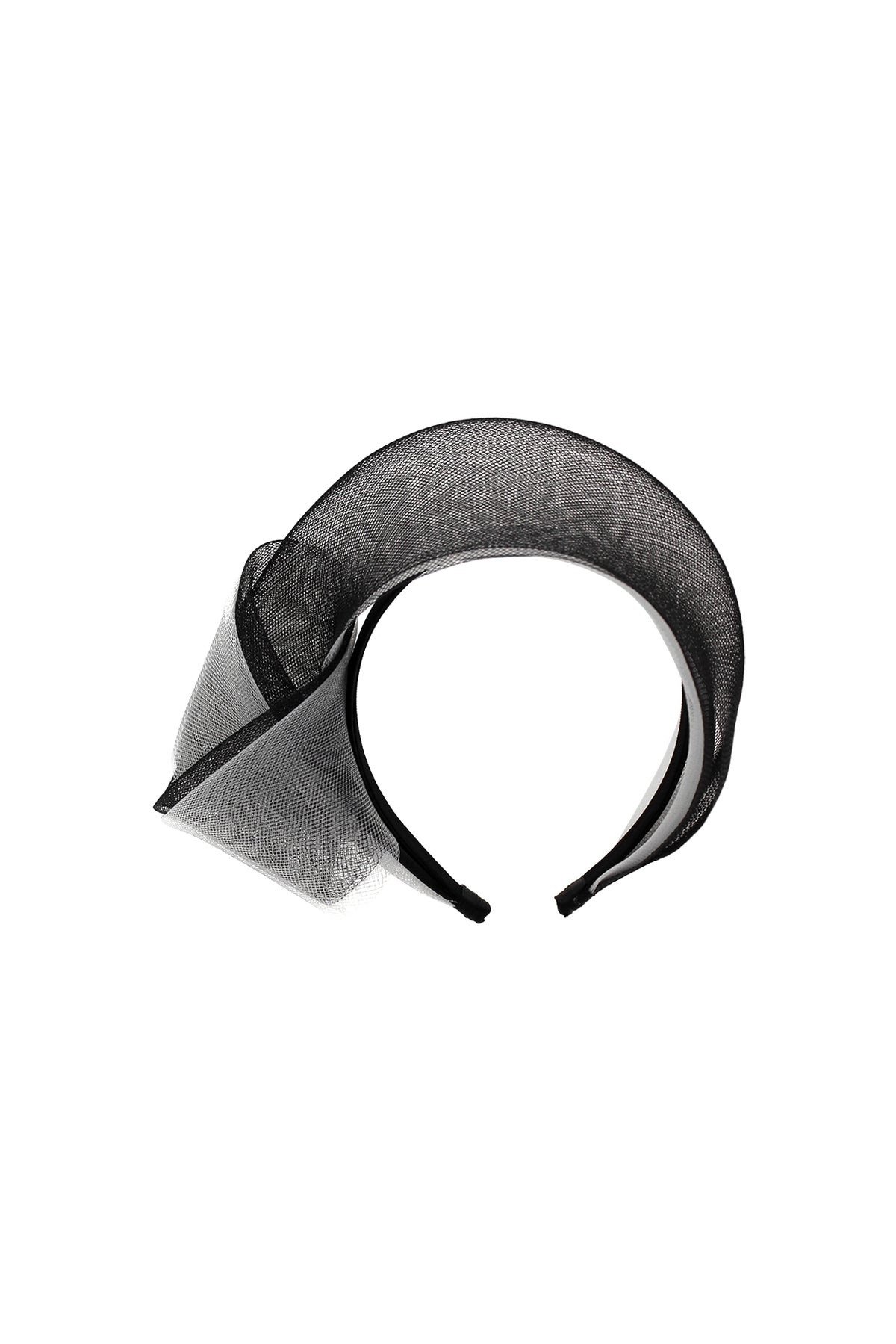 Britney Fascinator Black and White