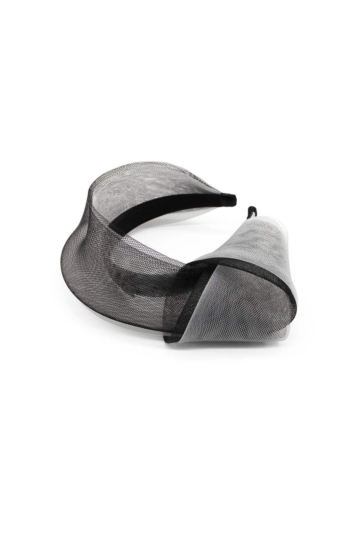 Britney Fascinator Black and White