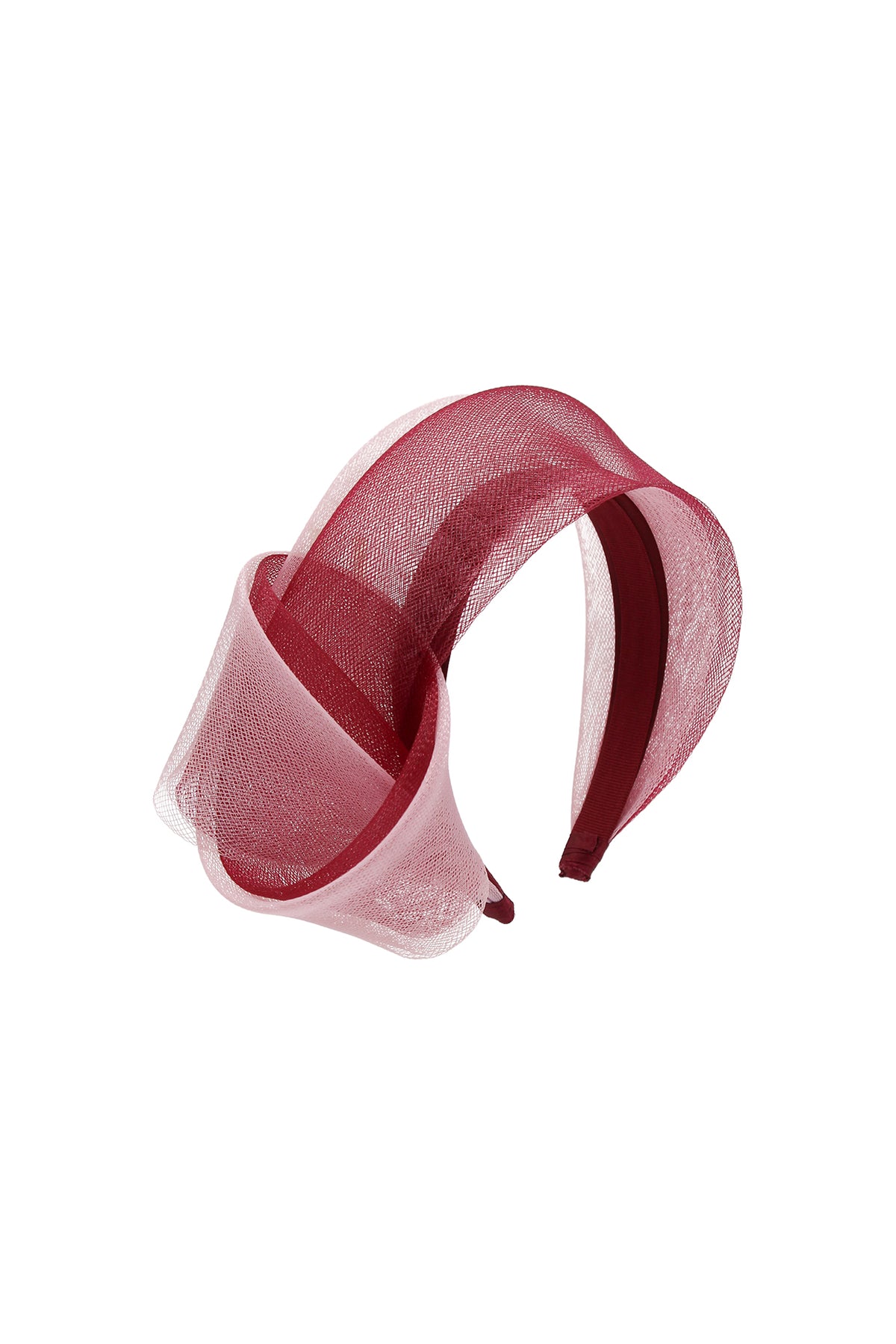 Britney Fascinator Burgundy