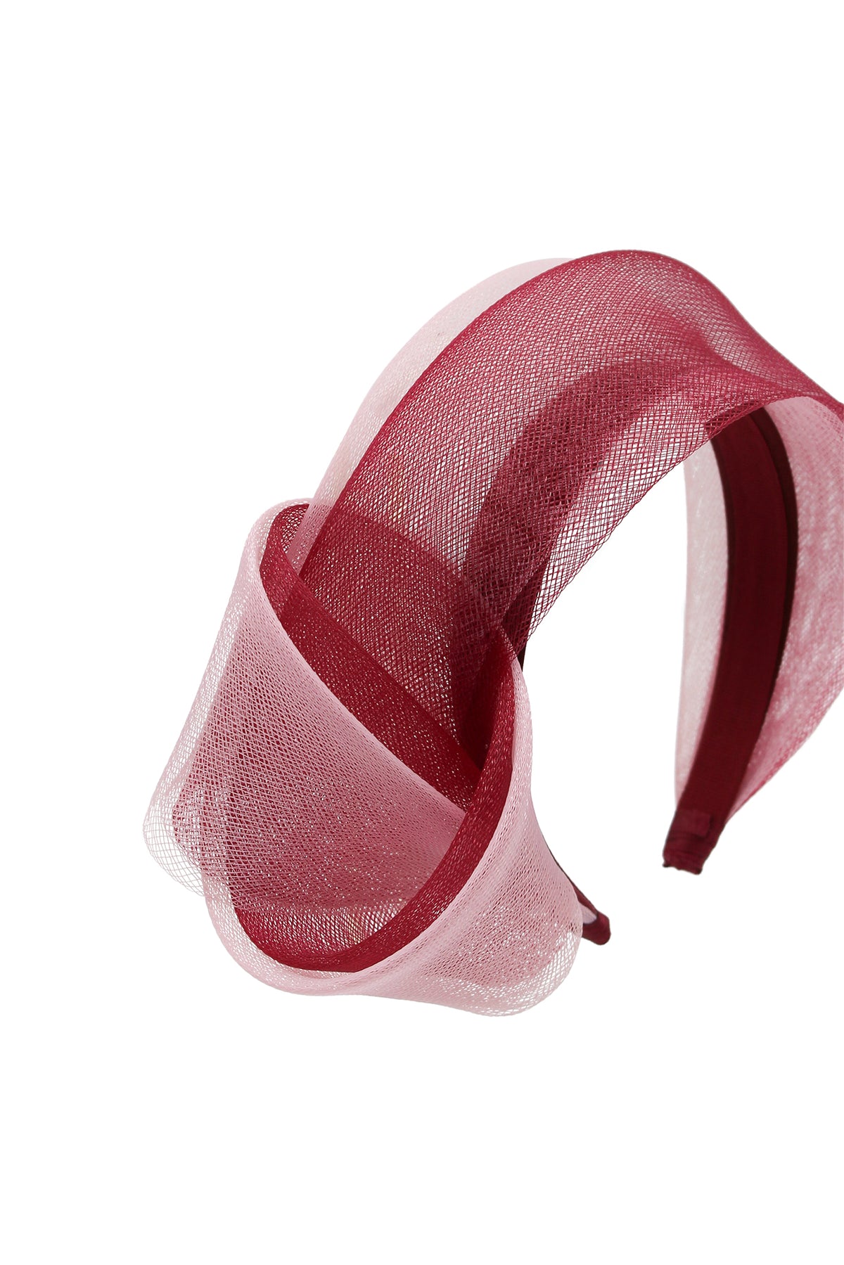 Britney Fascinator Burgundy
