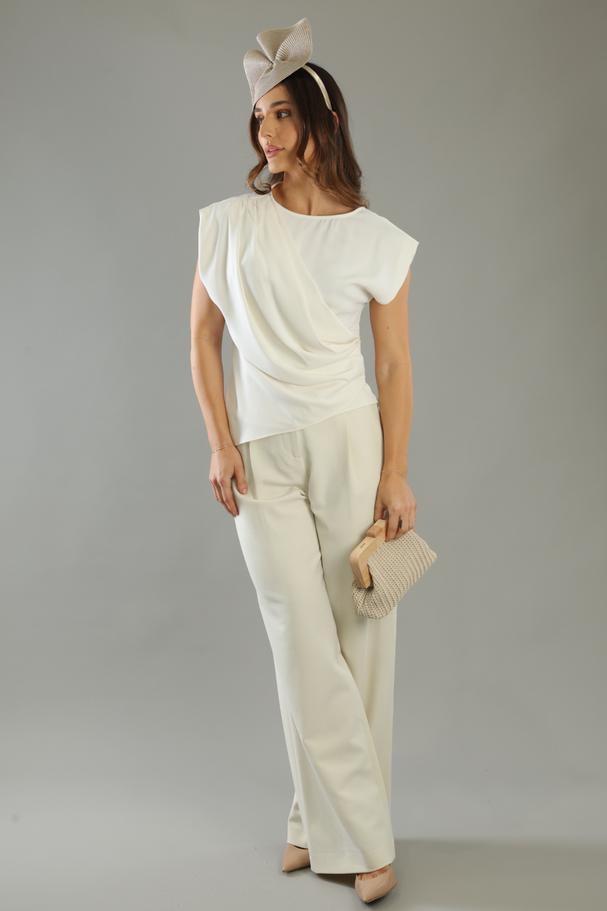 Zaria Fascinator Nude - Accessory - Morgan and Taylor