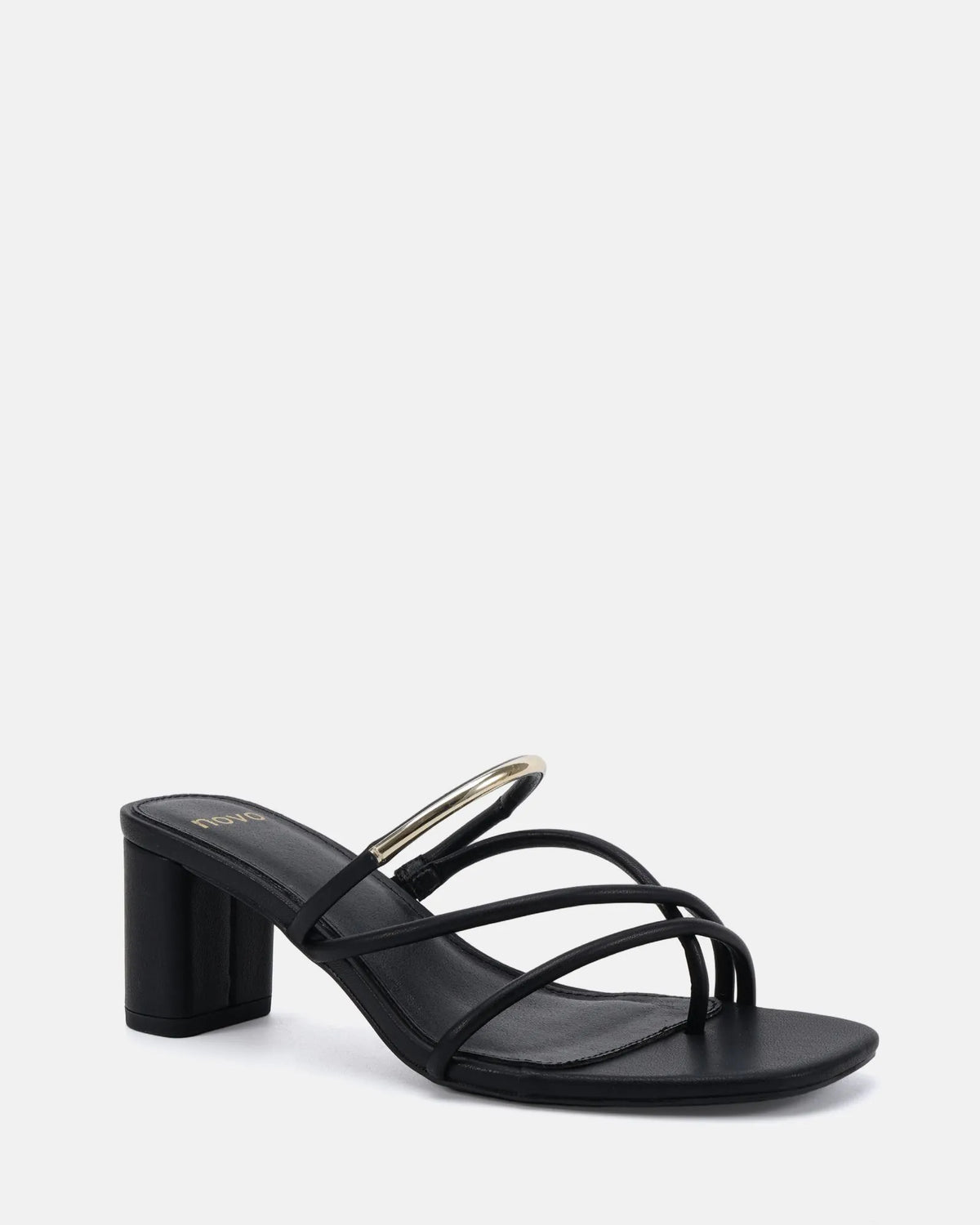 Fuming Block Heel - Black - Shoes - Novo Shoes