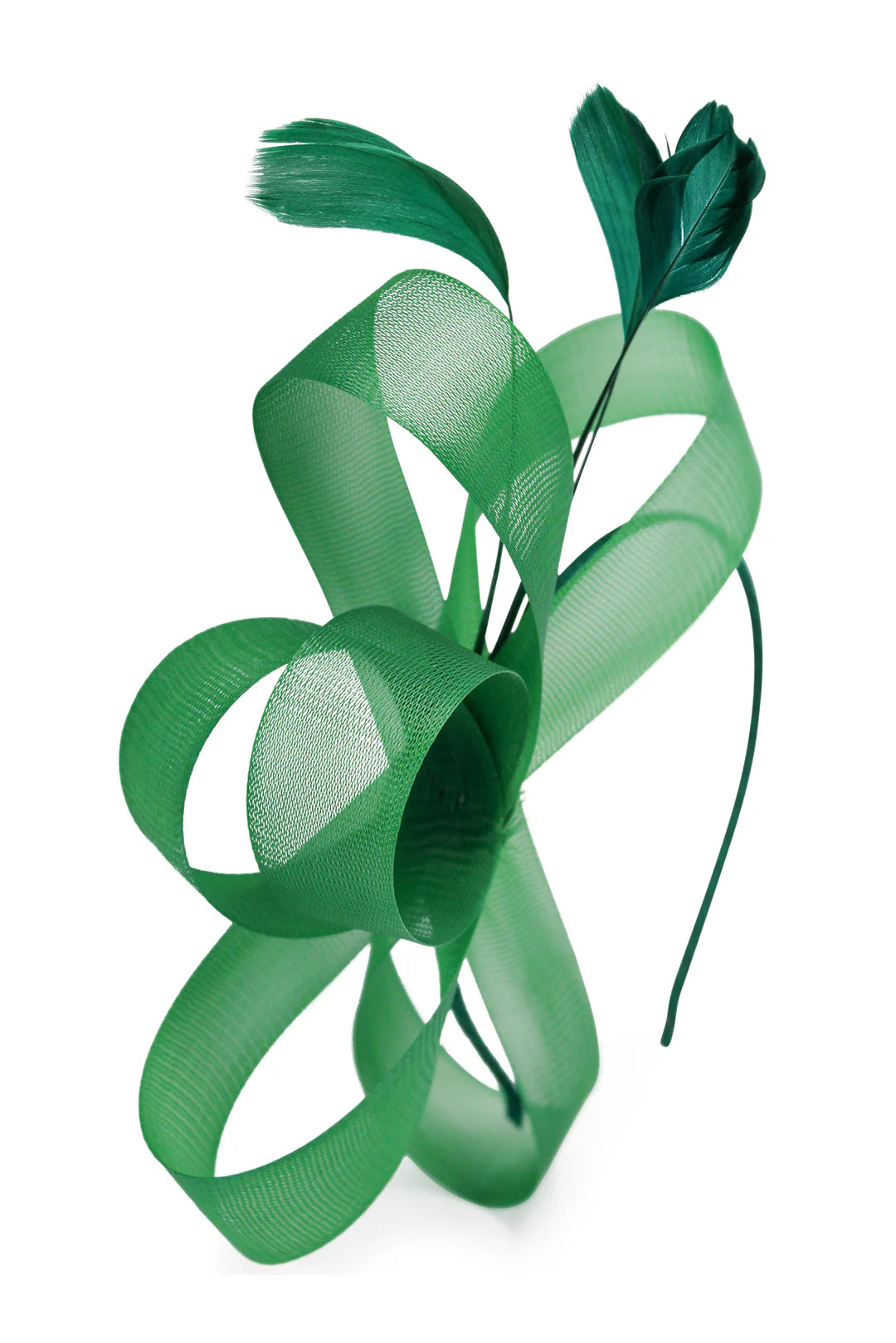 Nyla Fascinator Emerald - Accessory - Morgan and Taylor