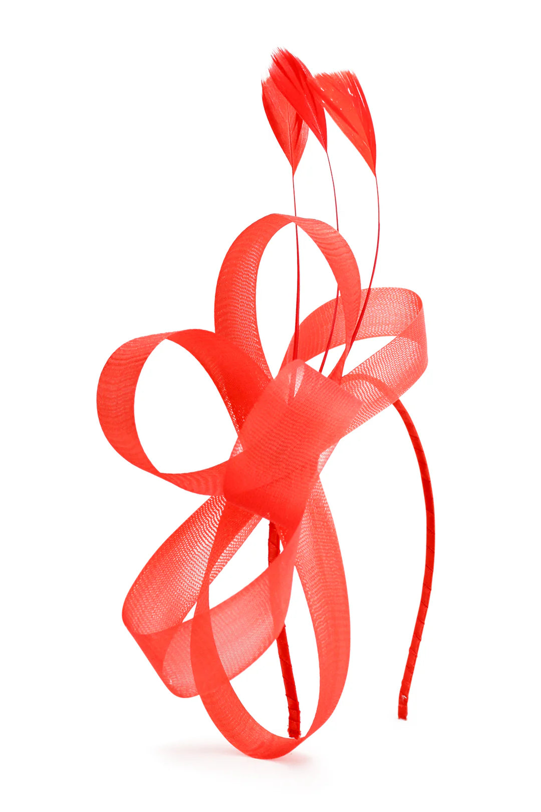 Nyla Fascinator Red - Accessory - Morgan and Taylor