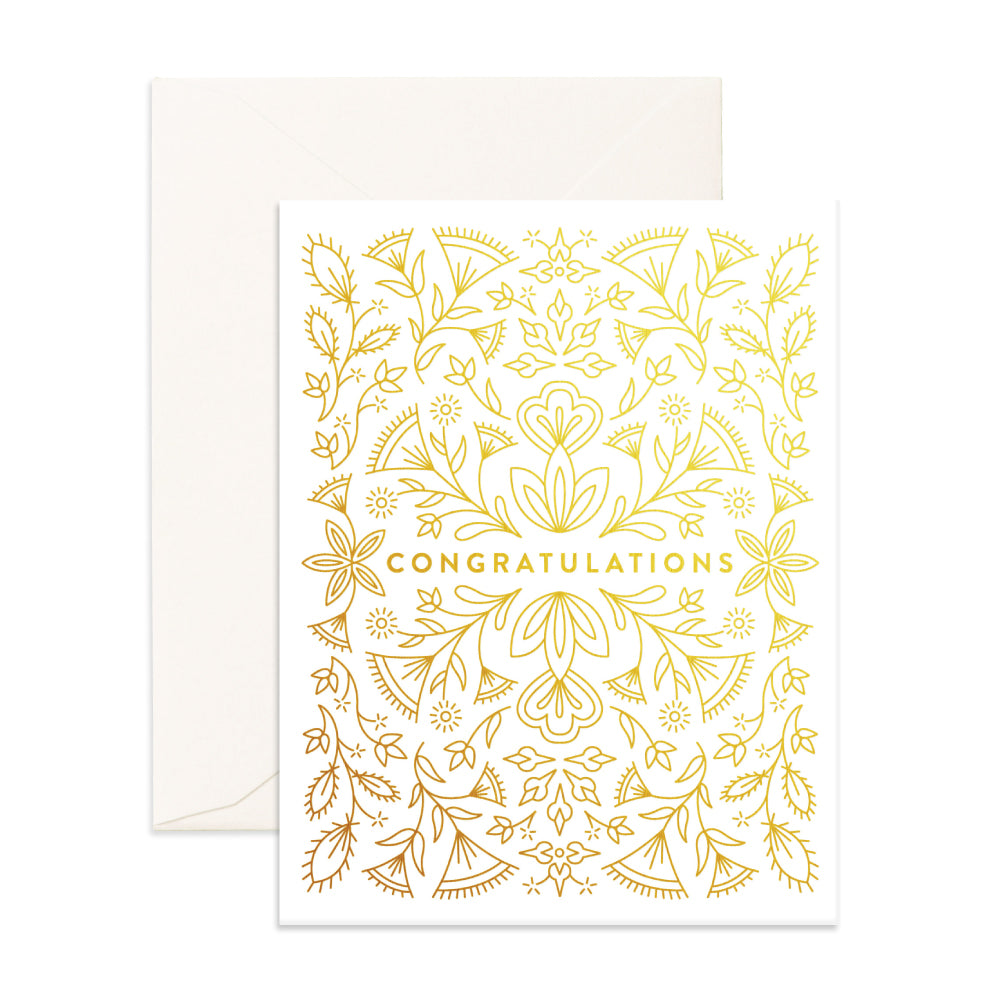 Congratulations Greeting Card - Honey Fawn Boutique