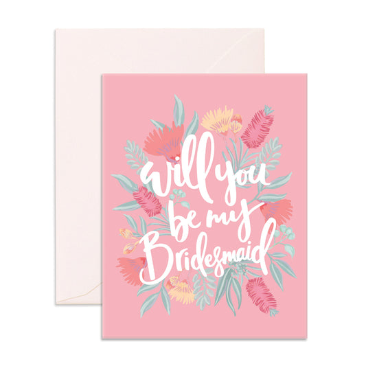 "Will You Be My Bridesmaid" Greeting Card