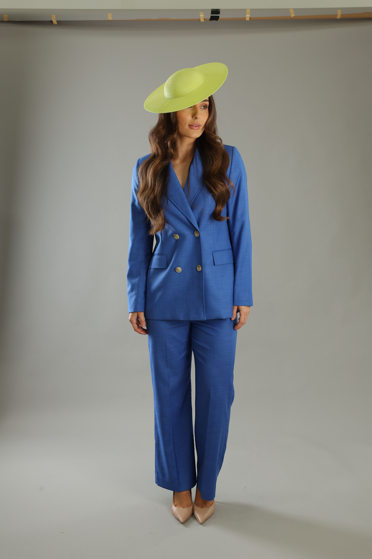 Mini Mona Racewear Plate Hat Lime - Accessory - Morgan and Taylor