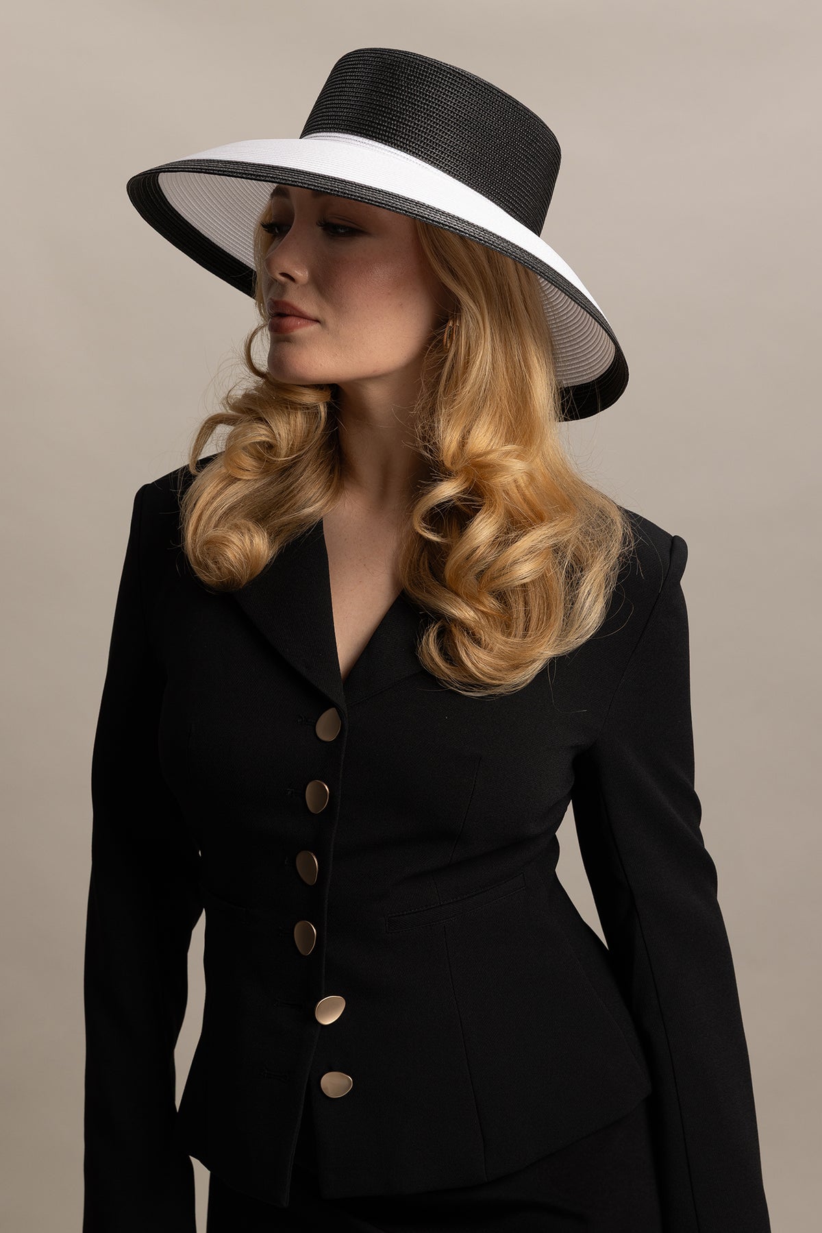 Kartia Racewear Droop Hat White and Black