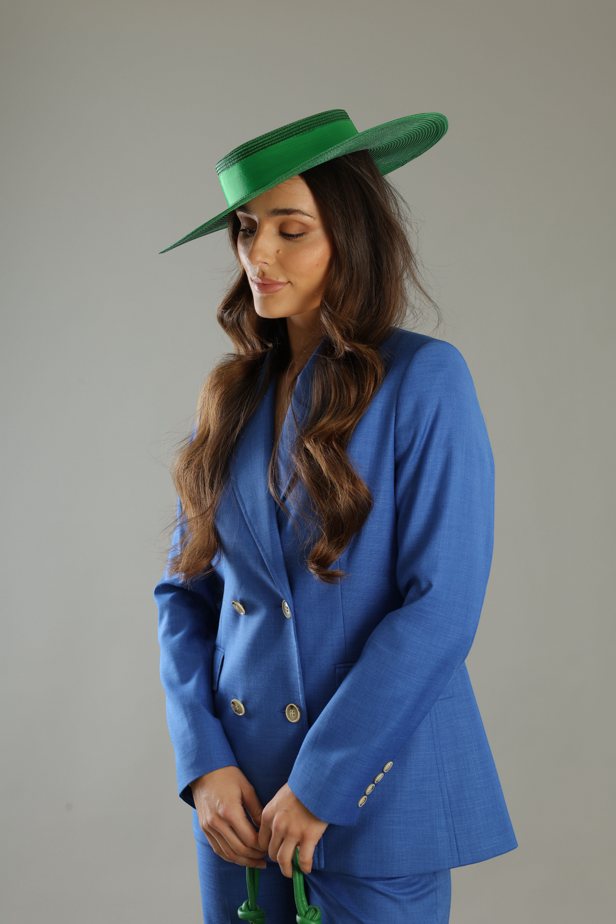 Macy Racewear Boater Emerald - Accessory - Morgan and Taylor