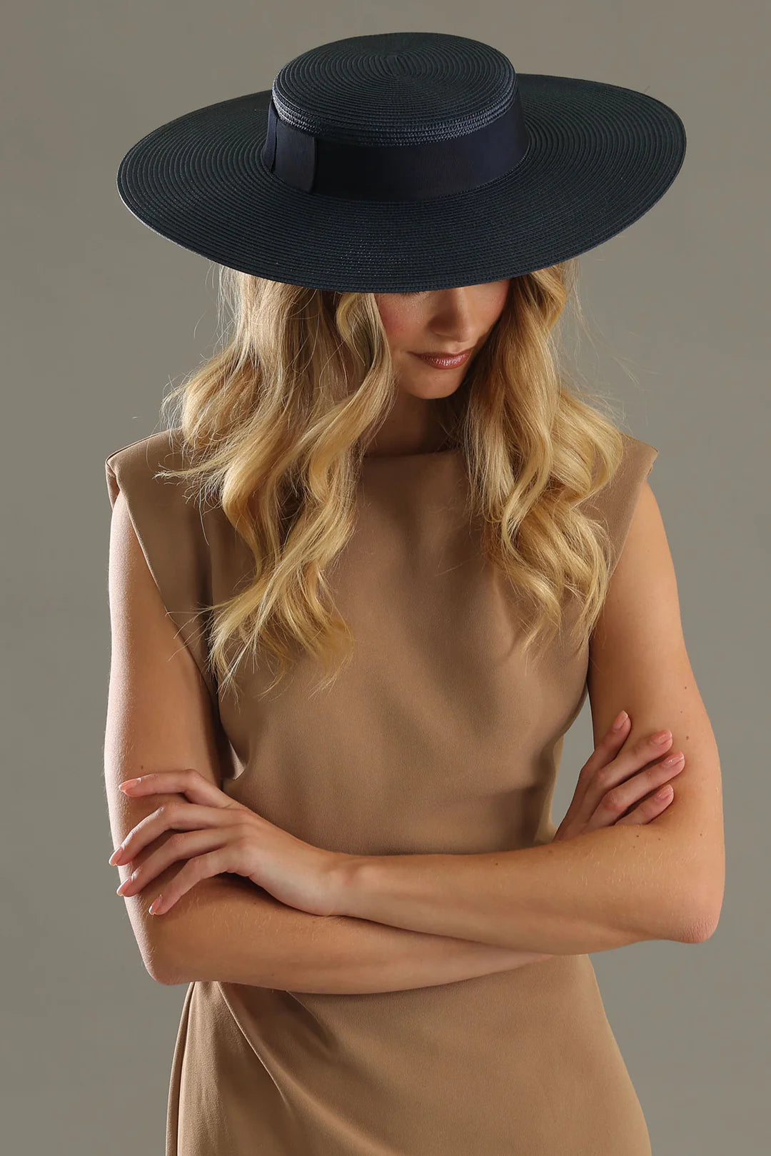 Macy Racewear Boater NAVY - Accessory - Morgan and Taylor