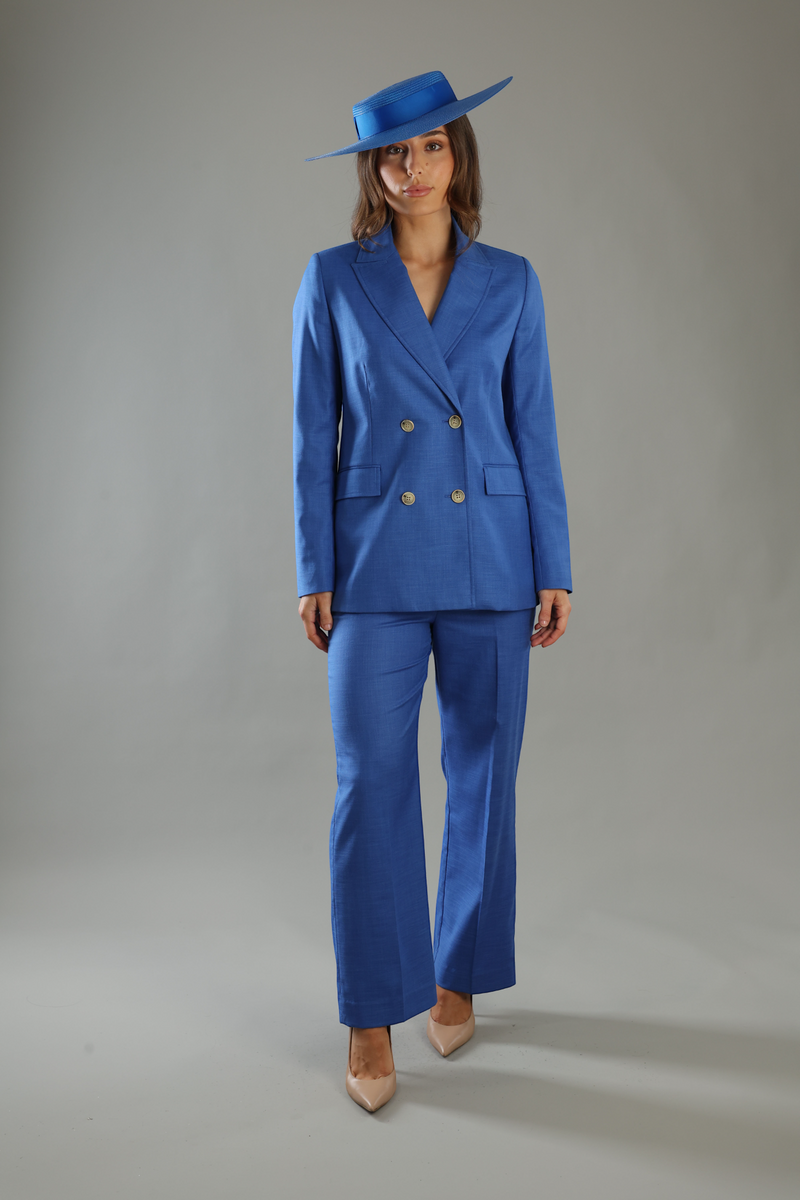 Macy Racewear Boater Royal - Accessory - Morgan and Taylor