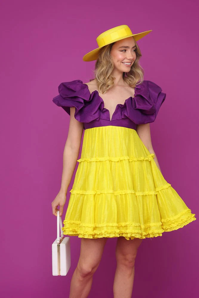 Macy Racewear Boater Yellow - Accessory - Morgan and Taylor