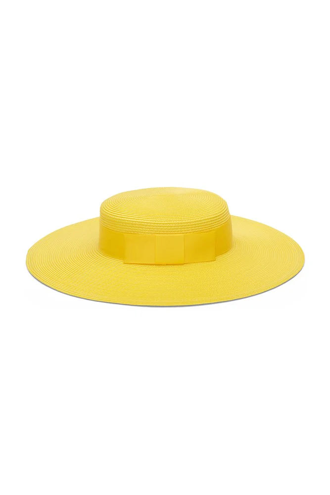 Macy Racewear Boater Yellow - Accessory - Morgan and Taylor