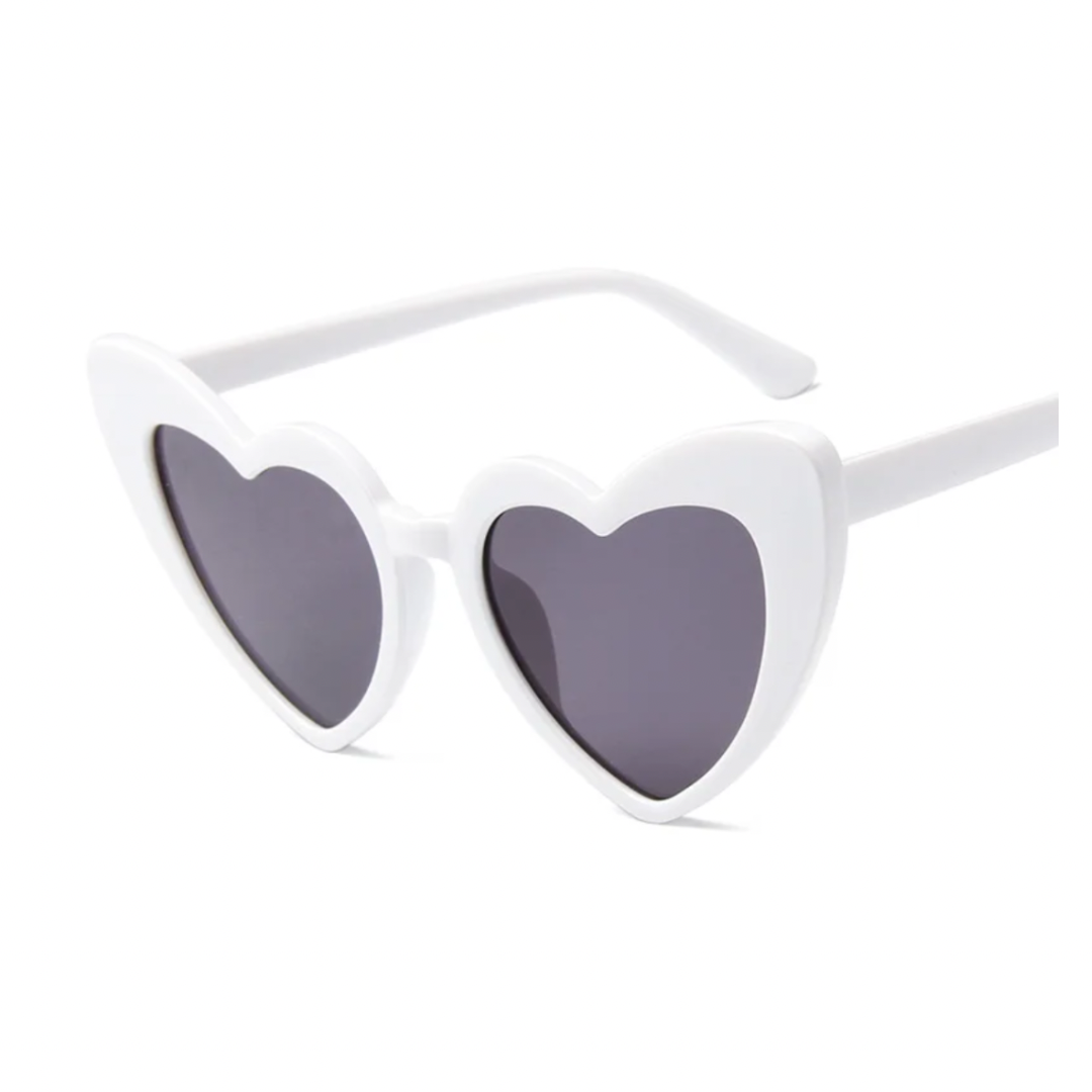 Heartbreaker Sunglasses White - Honey Fawn Boutique