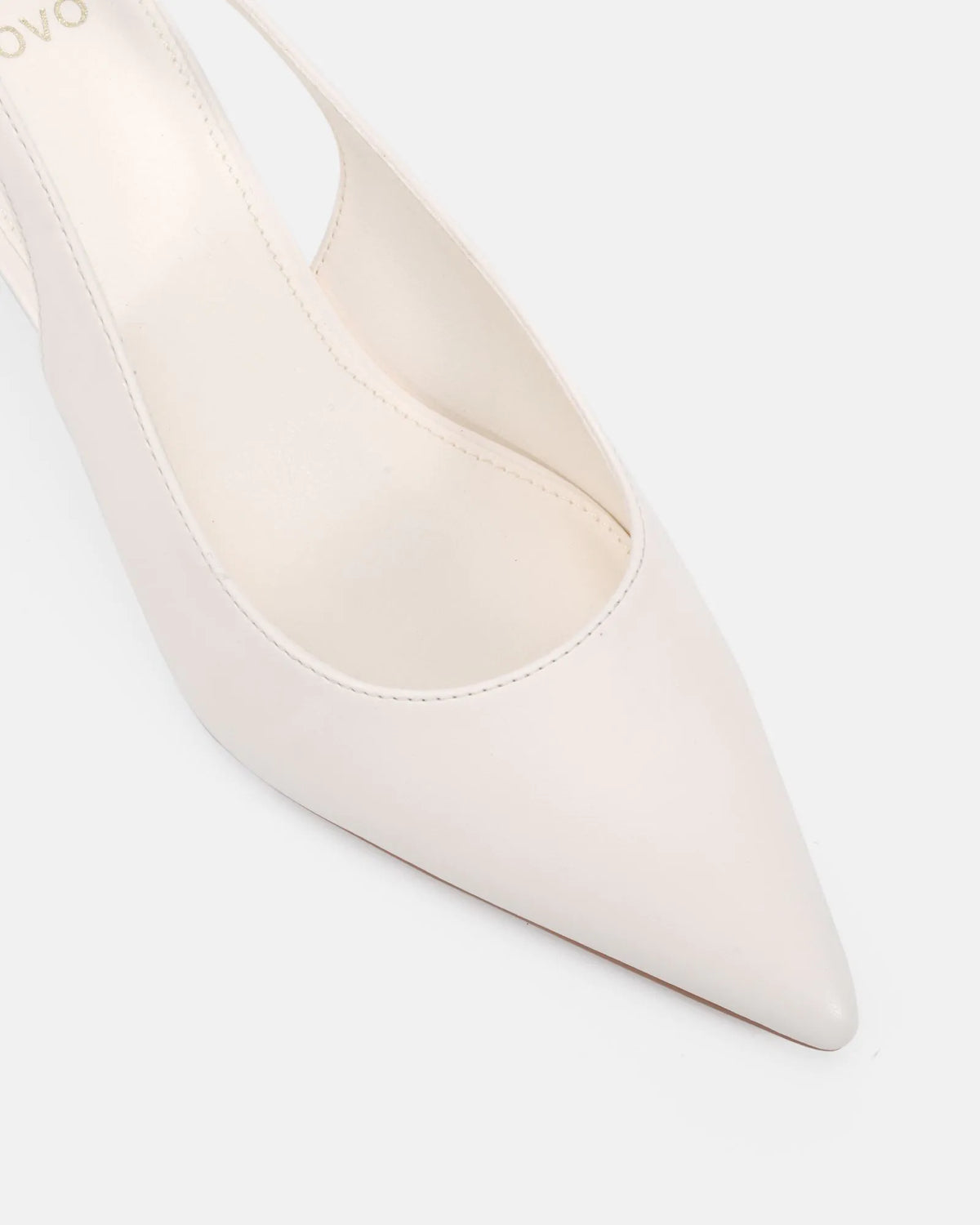 Ivara White Heel - Shoes - Novo Shoes
