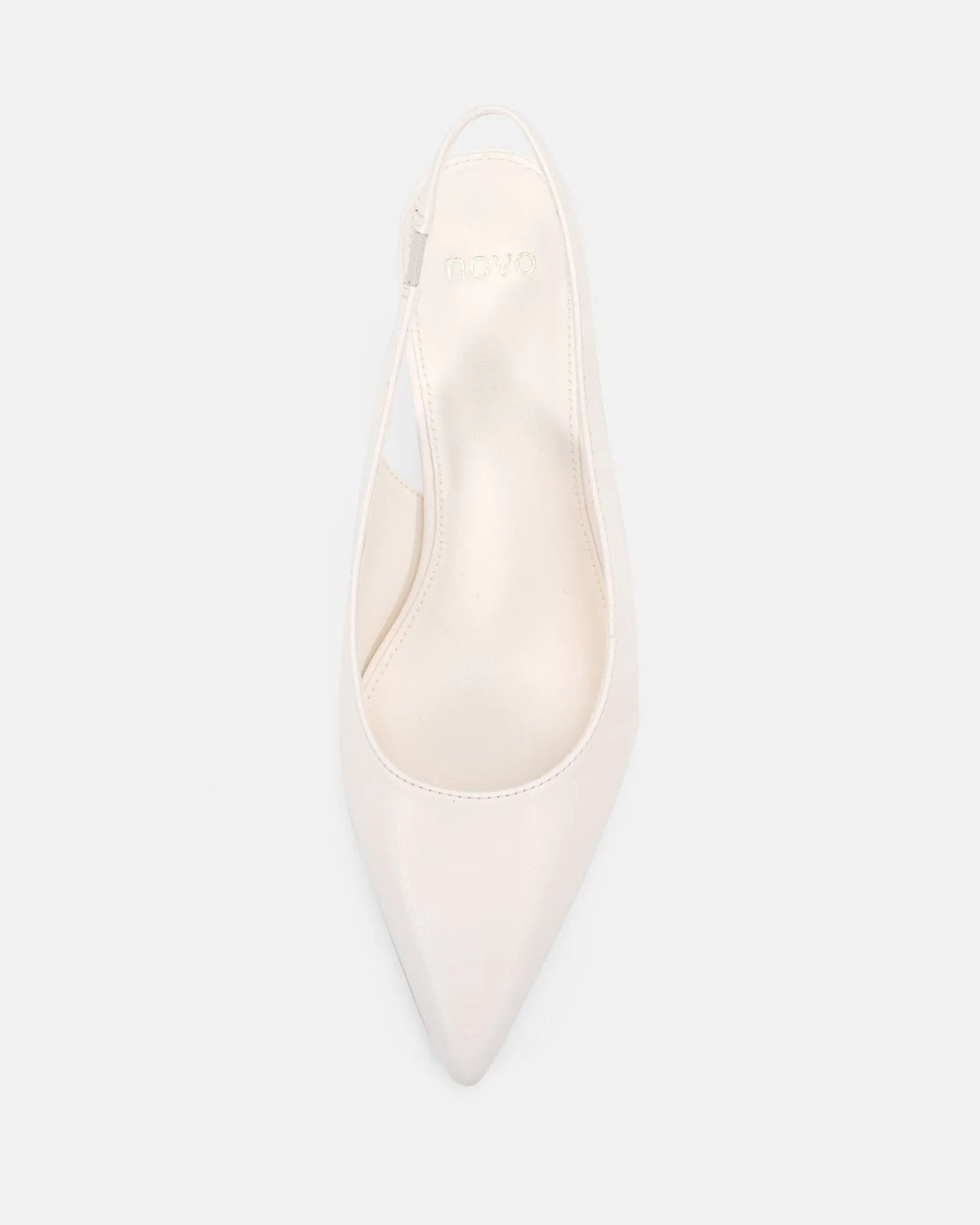 Ivara White Heel - Shoes - Novo Shoes