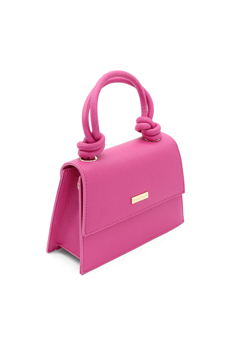 Naomi Top Handle Bag Hot Pink - Accessory - Morgan and Taylor