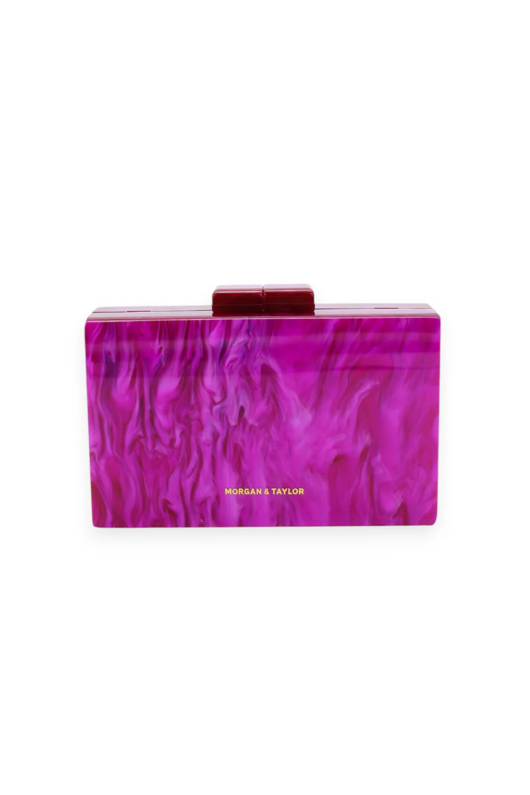 Arya Acrylic Clutch Hot Pink - Accessory - Morgan and Taylor