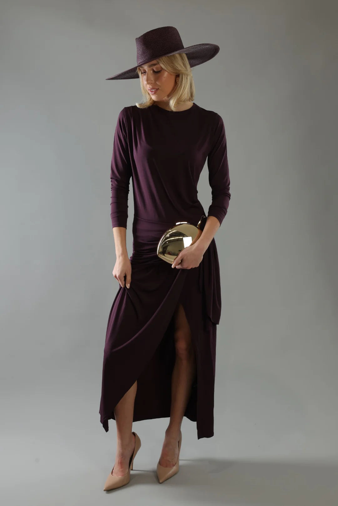 Emelie Acrylic Clutch Gold - Accessory - Morgan and Taylor