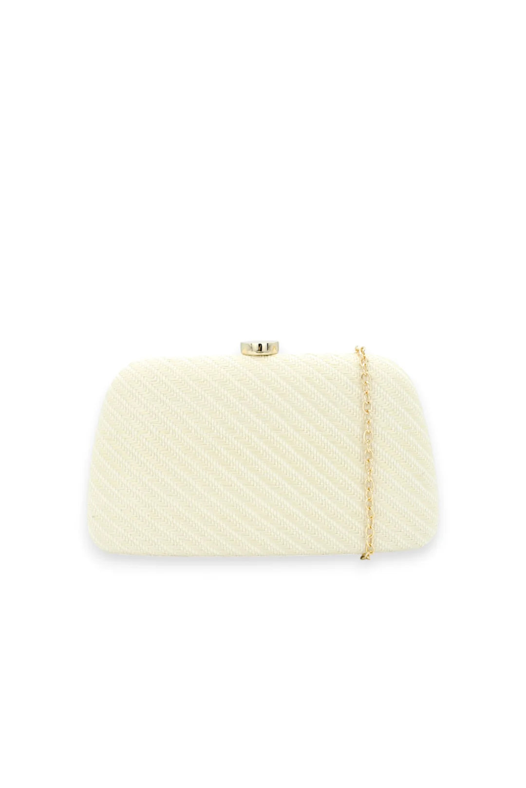 Brooke Clutch in Cream - Accessory - Morgan and Taylor