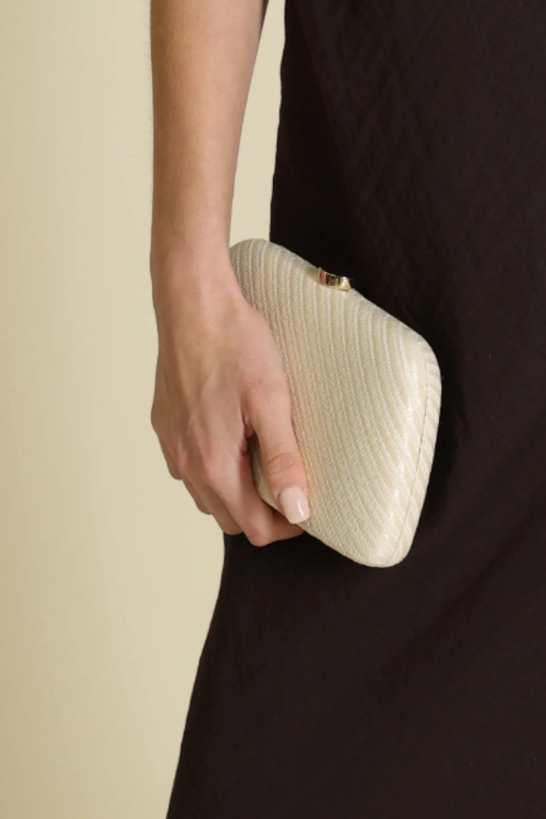 Brooke Clutch in Cream - Accessory - Morgan and Taylor
