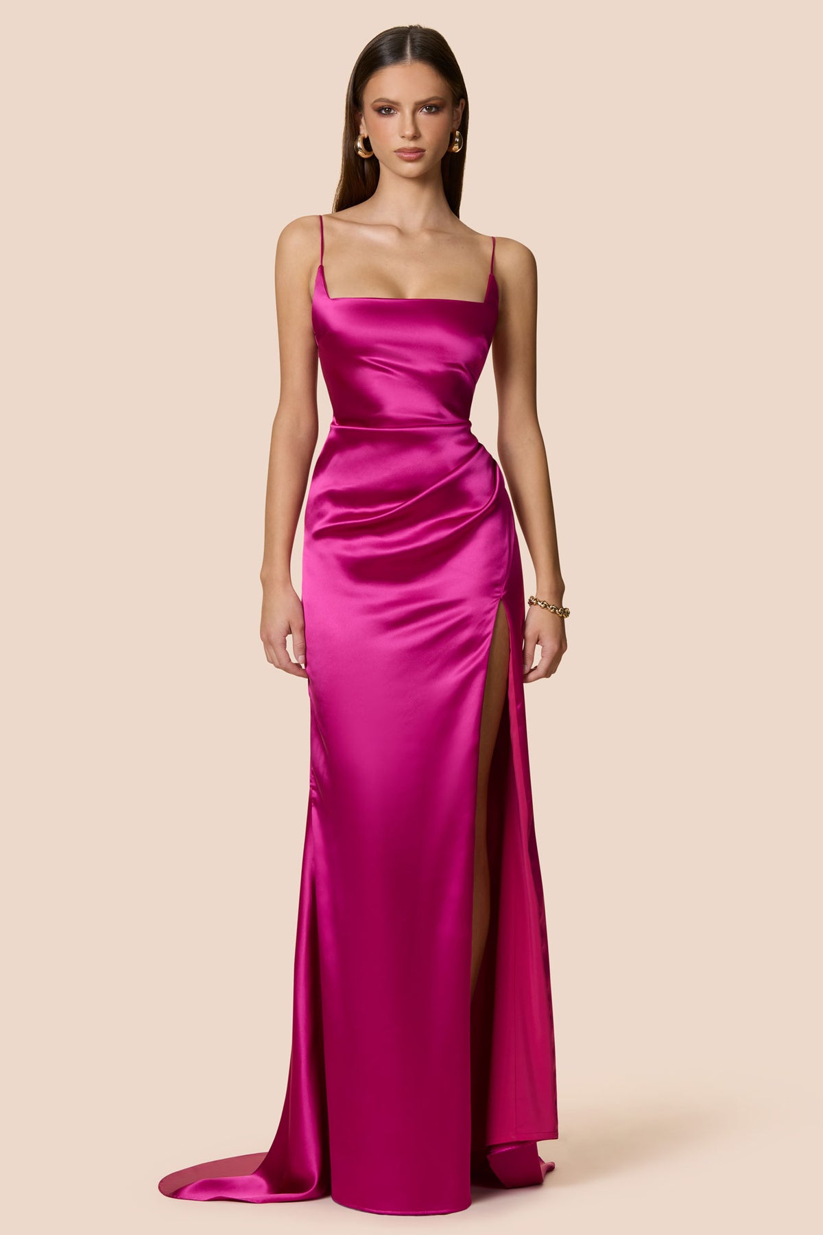 Valerie Gown Magenta - Dress - Nookie