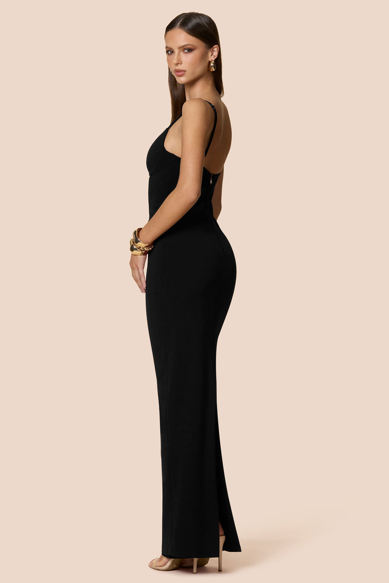 Savannah Maxi Black - Dress - Nookie