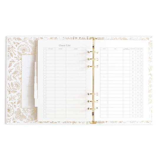 Wedding Planner Additional Pages - Guest List Section