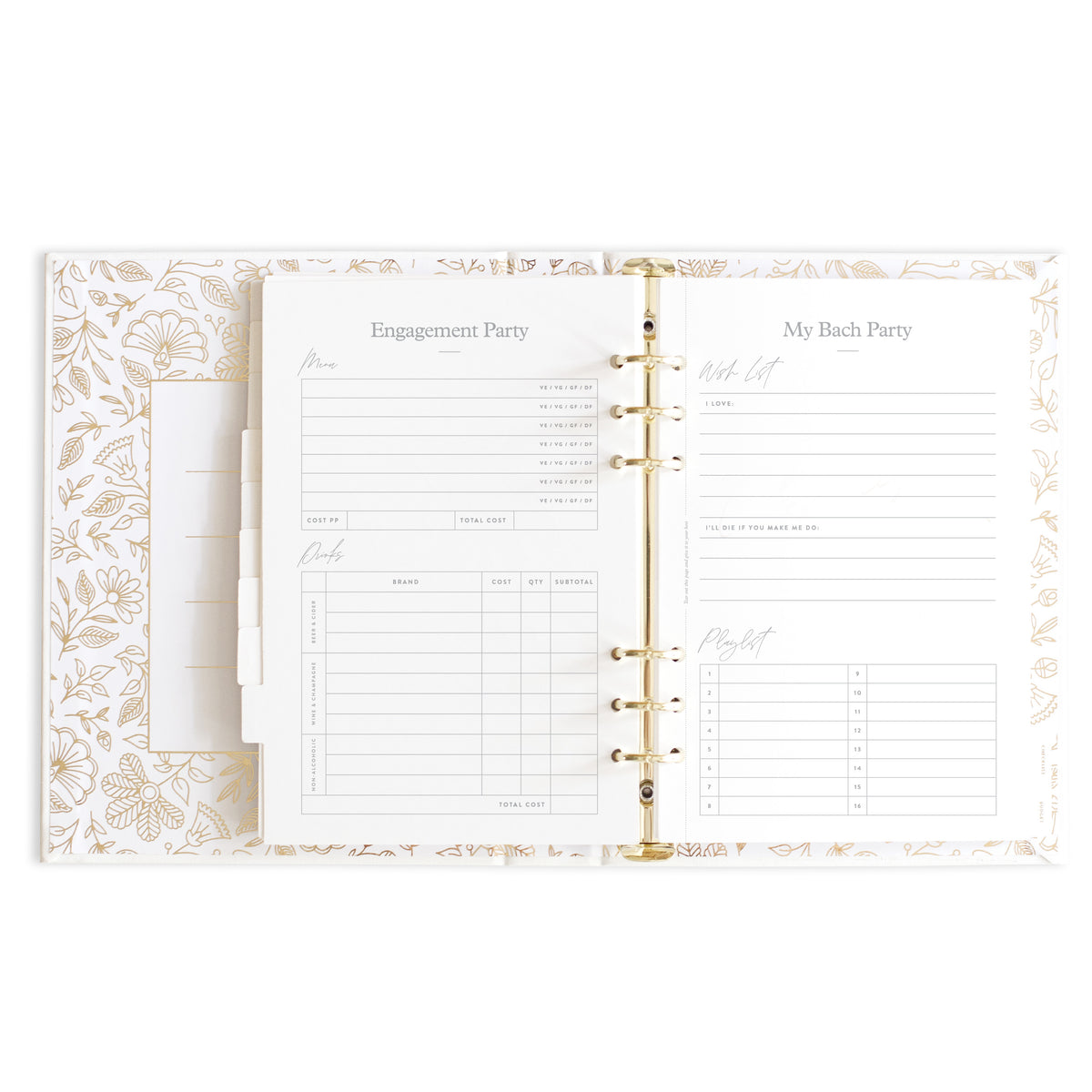 You + Me Wedding Planner Hard Cover Ivory