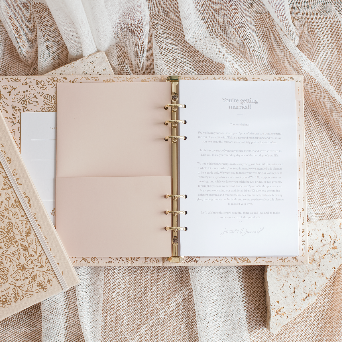 Wedding Planner Classic Champagne - Honey Fawn Boutique