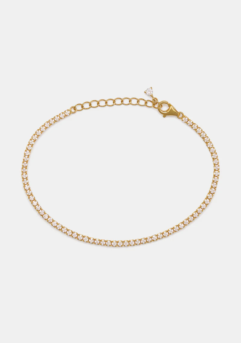Palais Fine Tennis Bracelet - Gold