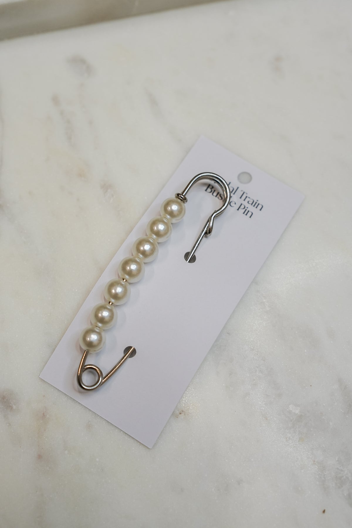 Pearl Wedding Gown Train Bustle Pin - Accessory - Honey Fawn