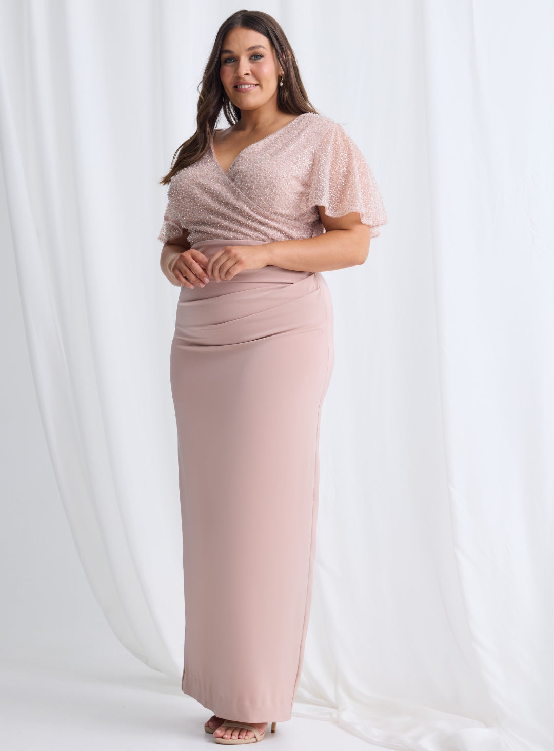 Joyce Beaded Pencil Skirt - Dress - Trellis Lane