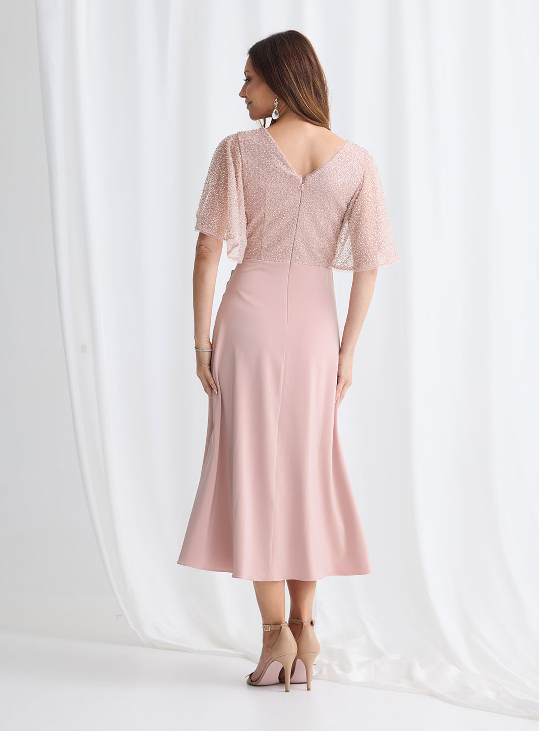 Joyce Flared Midi - Dress - Trellis Lane